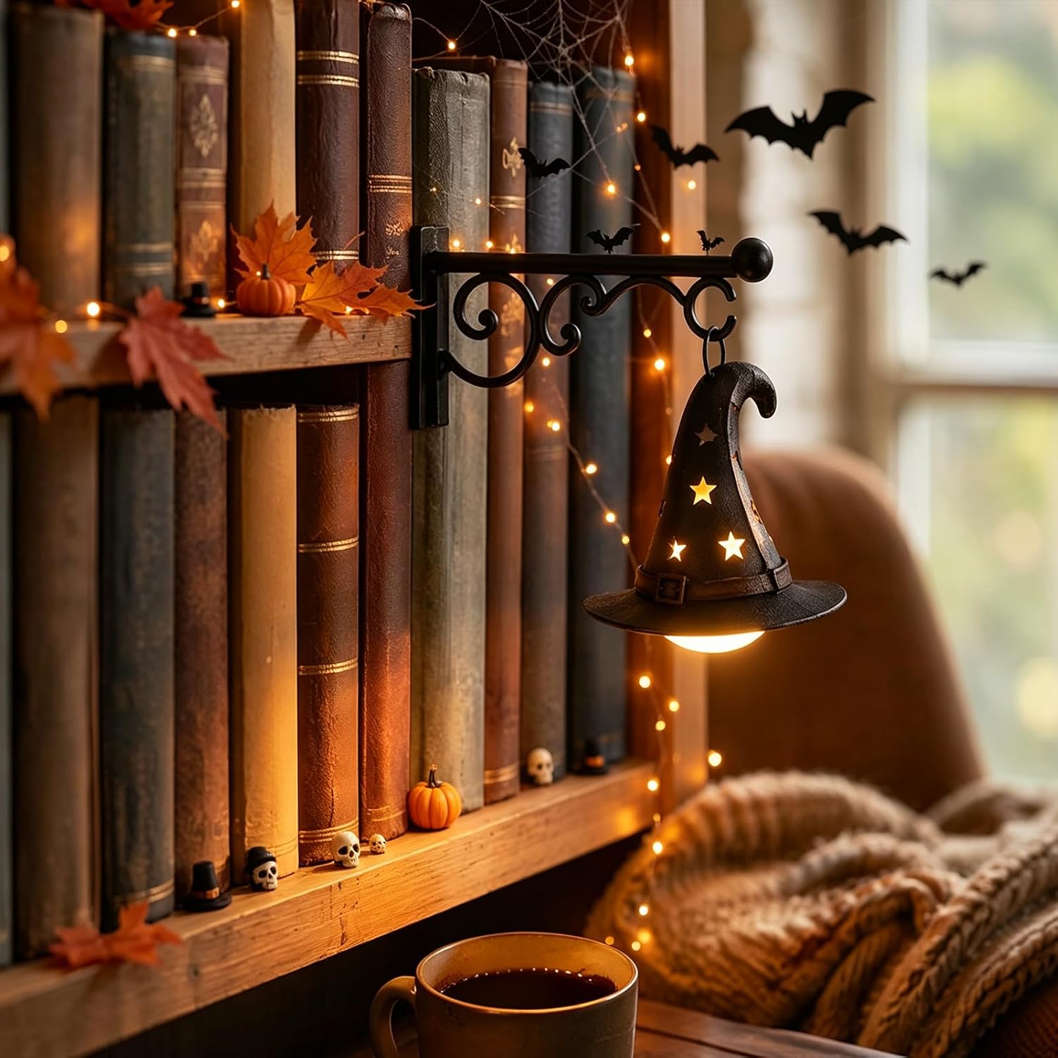 Lighting Decoration For Home - โคมไฟชั้นวางหนังสือ โคมไฟตั้งโต๊ะห้องสมุด โคมไฟชั้นวางหนังสือขนาดเล็ก โคมไฟมุมอ่านหนังสือ ของตกแต่งมุมอ่านหนังสือสำหรับบ้าน