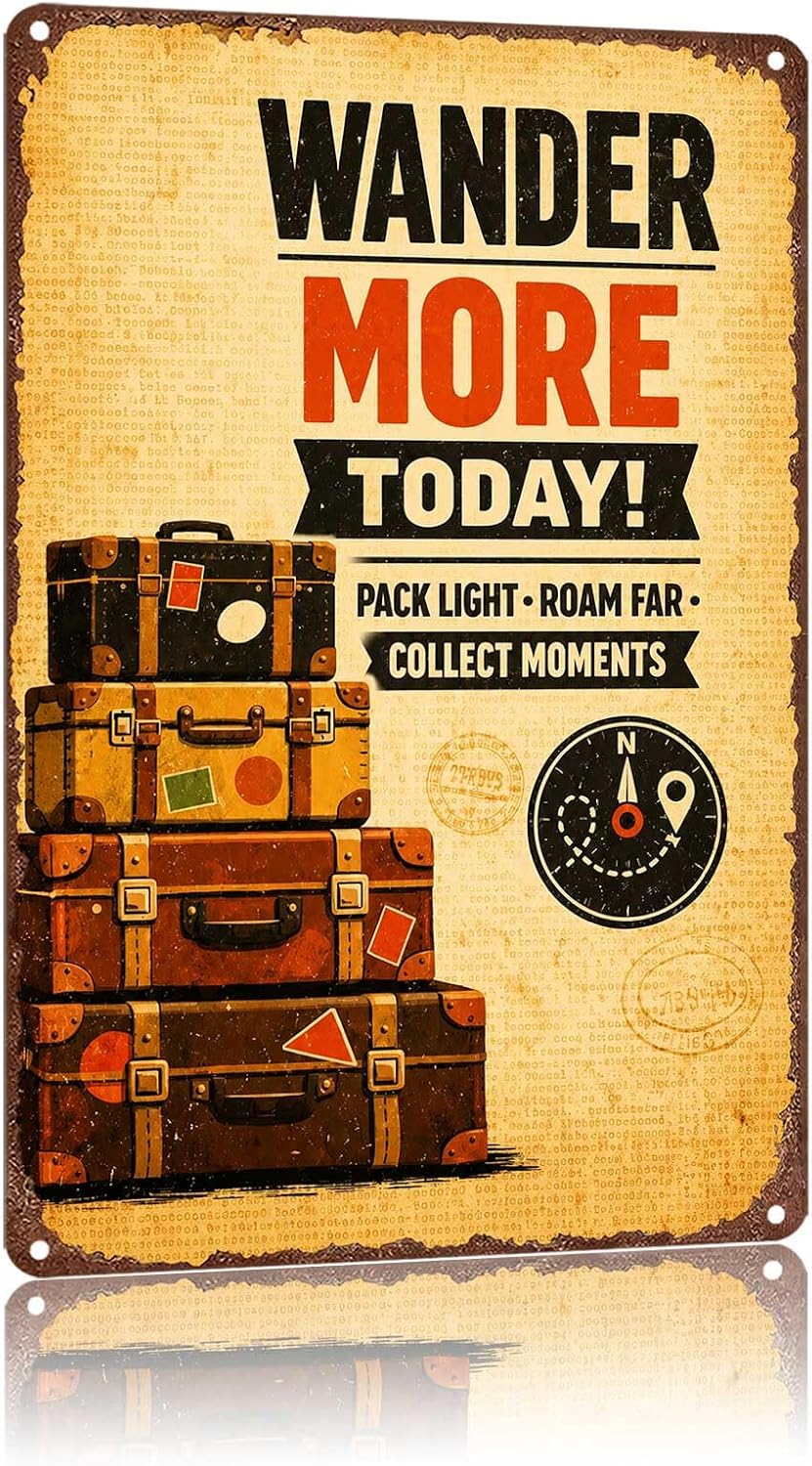 Lighting Decor And More - ป้ายโลหะ วันเดอร์ มอร์ วันนี้ พกเบา เดินทางไกล