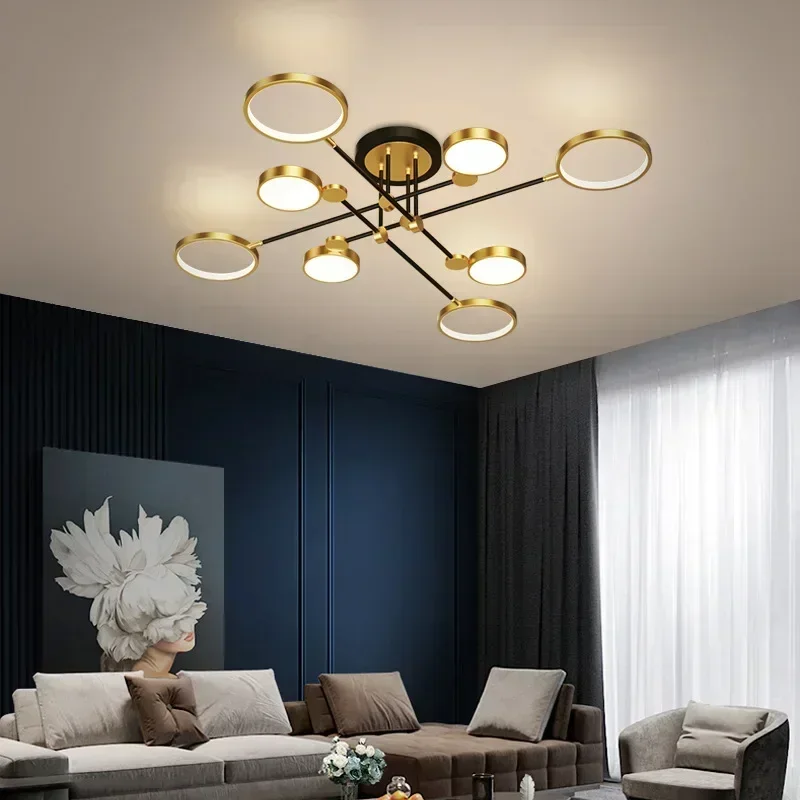 Home Decor Lighting Wholesale - โคมไฟเพดาน LED สไตล์มินิมอลสมัยใหม่ โคมไฟห้อยเพดานห้องนั่งเล่นสไตล์นอร์ดิก โคมไฟตกแต่งบ้าน โคมไฟเพดานขายส่ง