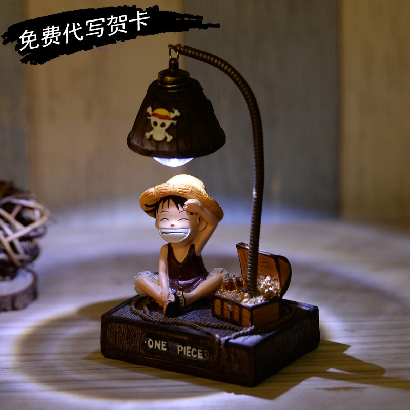 Office Lighting Decor - โคมไฟตั้งโต๊ะอนิเมะวันพีซ โทนี่ โทนี่ ช็อปเปอร์ โคมไฟเรซิ่นตกแต่ง สำหรับห้องนอน