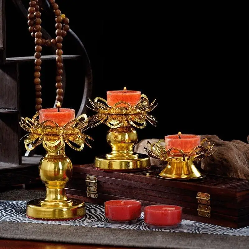 2 ชิ้น ที่วางโคมไฟดอกบัวสีทองส - Lighting Decoration For Diwali บทวิจารณ์และราคา
