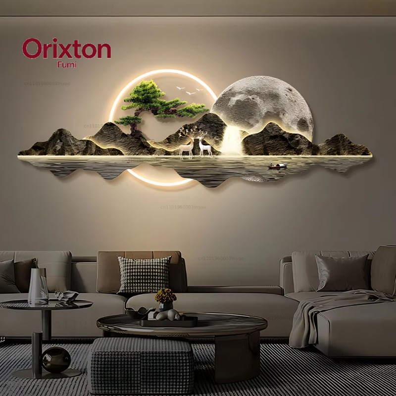 ภาพศิลปะติดผนัง LED สำหรับตกแต - Home Decor Lighting Wholesale บทวิจารณ์และราคา