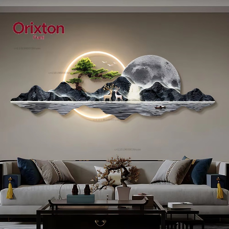 ภาพศิลปะติดผนัง LED สำหรับตกแต - Home Decor Lighting Wholesale บทวิจารณ์และราคา