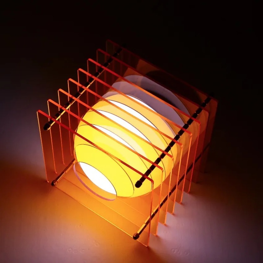 DIY อะคริลิคพันชั้นโคมไฟโคมไฟด - Lighting Decoration For Home บทวิจารณ์และราคา