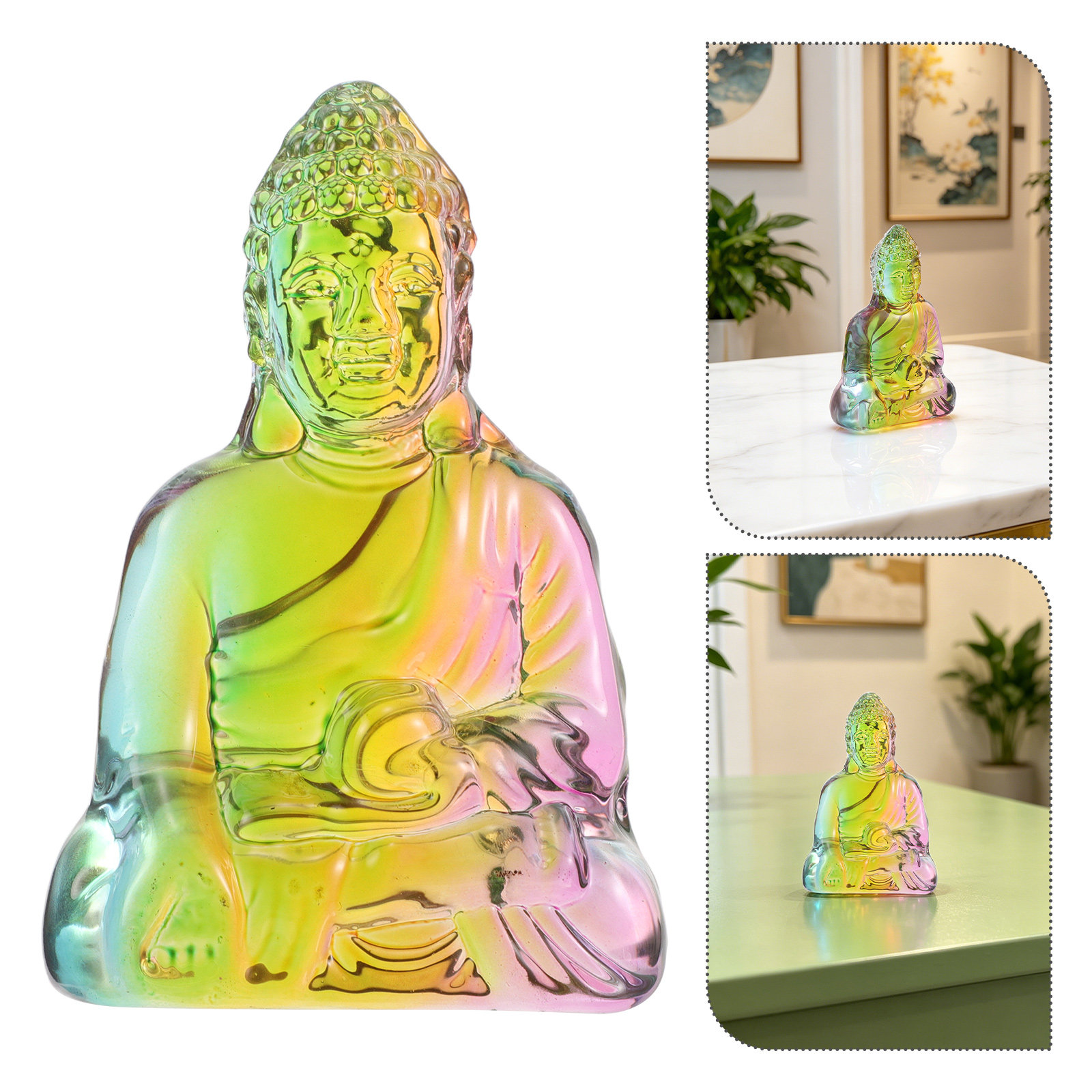 พระพุทธรูปคริสตัลขนาด 4.2 นิ้ว - Office Lighting Decor บทวิจารณ์และราคา