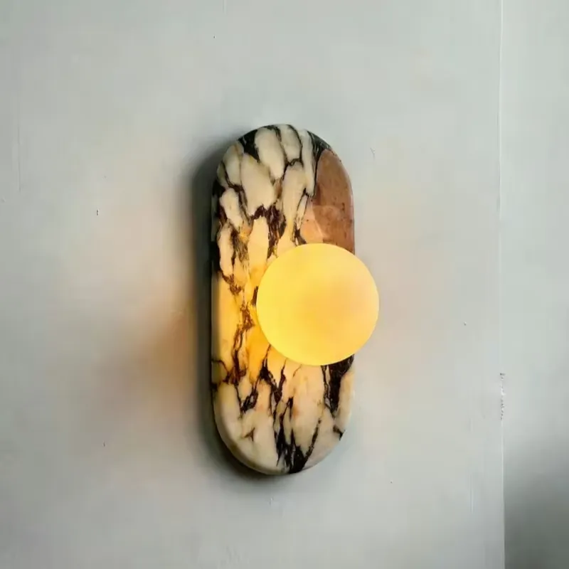 โคมไฟติดผนังหินอ่อนคาลาคัตต้า  - Lighting Decoration For Home บทวิจารณ์และราคา