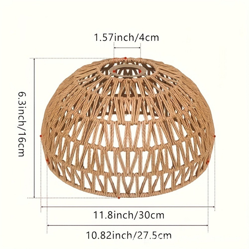 โคมไฟทอมือลายสานสไตล์วินเทจ โค - Geometric Lamp Shade บทวิจารณ์และราคา