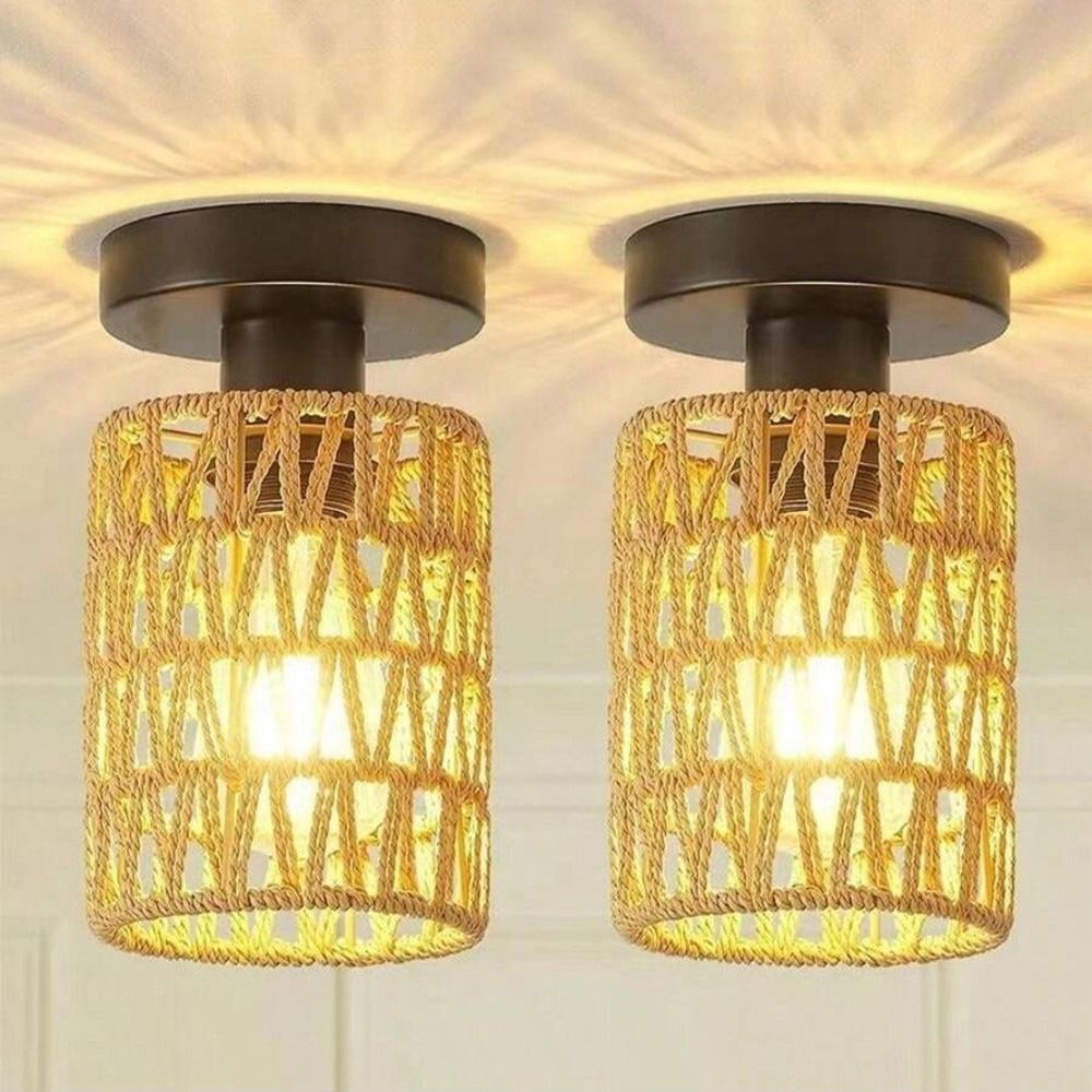 โคมไฟทอมือลายสานสไตล์วินเทจ โค - Geometric Lamp Shade บทวิจารณ์และราคา