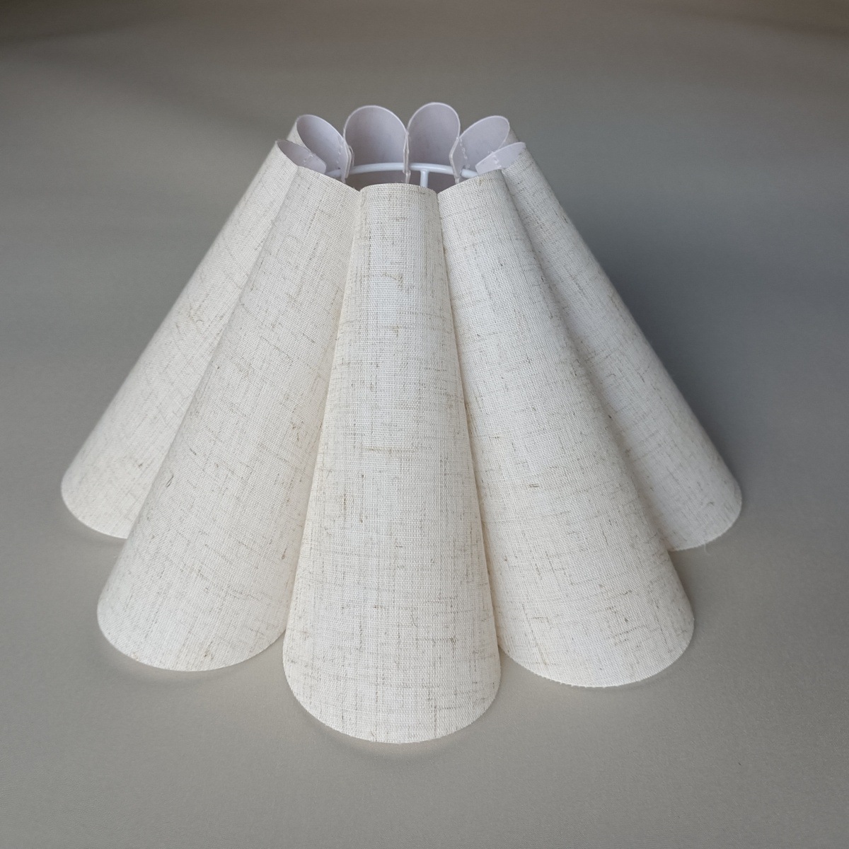 โคมไฟกลีบโคมไฟผ้าลินินผ้า E14  - Geometric Lamp Shade บทวิจารณ์และราคา