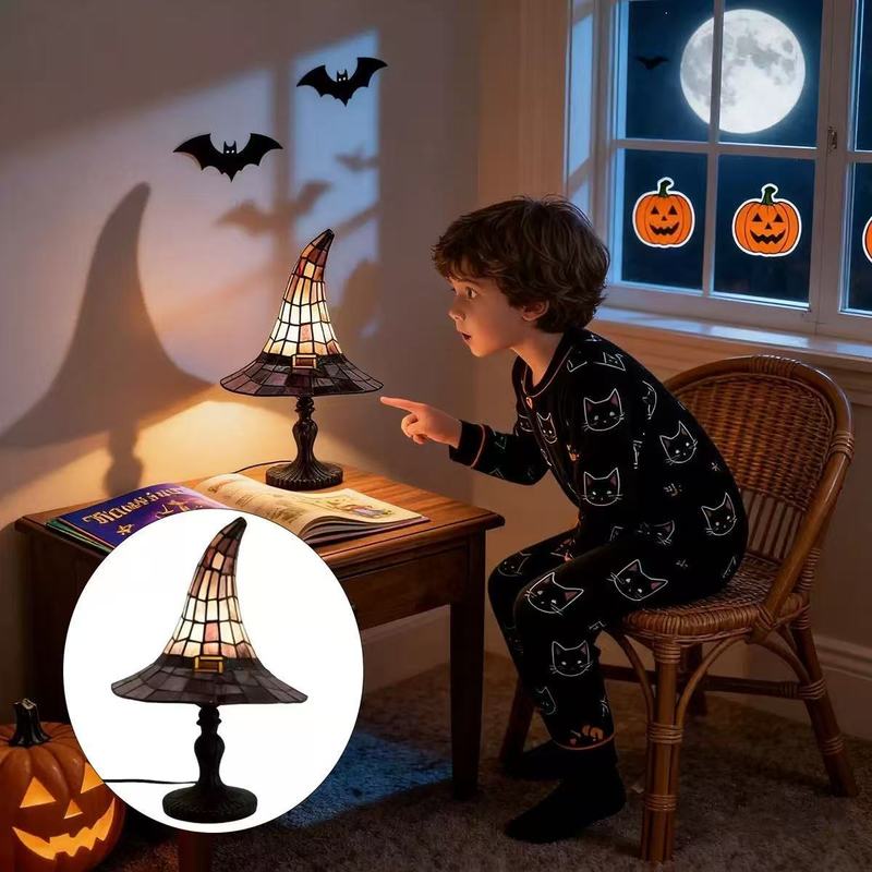 โคมไฟตั้งโต๊ะรูปหมวกแม่มดทำมือ - Lighting Home Decor Items บทวิจารณ์และราคา