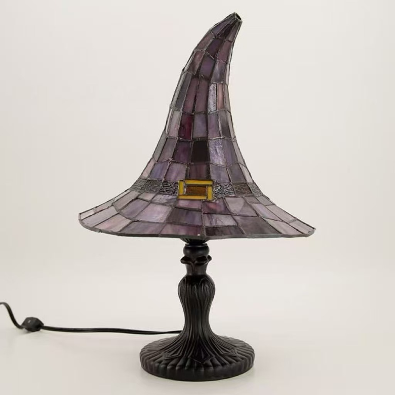 โคมไฟตั้งโต๊ะรูปหมวกแม่มดทำมือ - Lighting Home Decor Items บทวิจารณ์และราคา