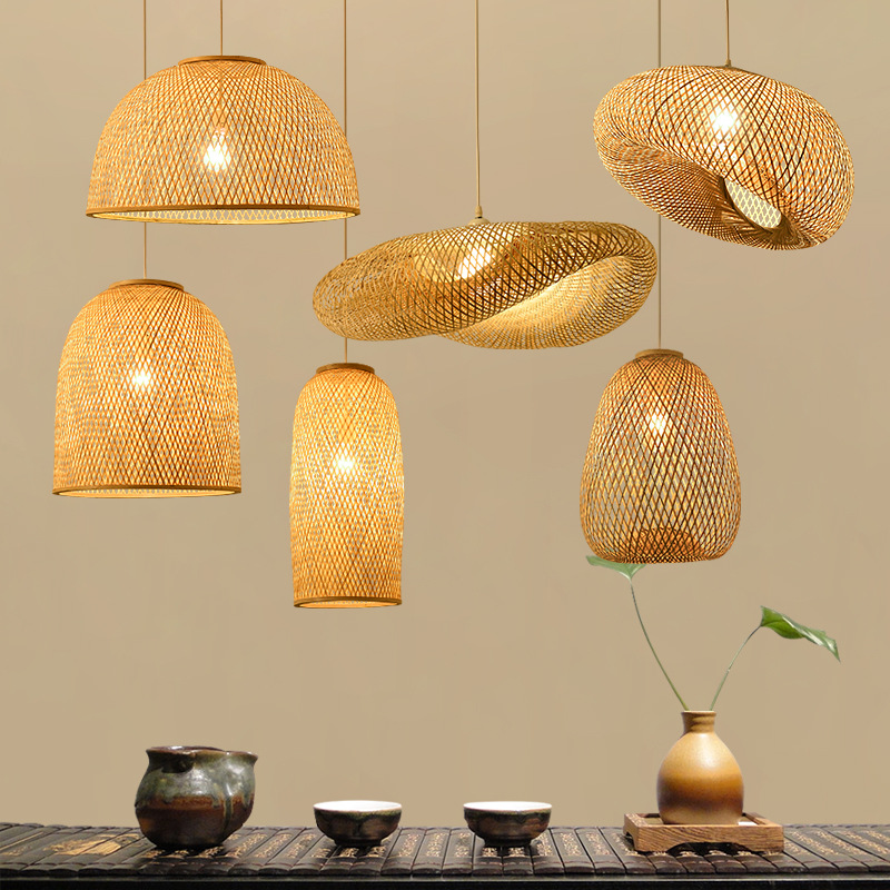 โคมไฟไม้ไผ่หวายดีไซน์เนอร์ งาน - Home Decor Lighting Wholesale บทวิจารณ์และราคา
