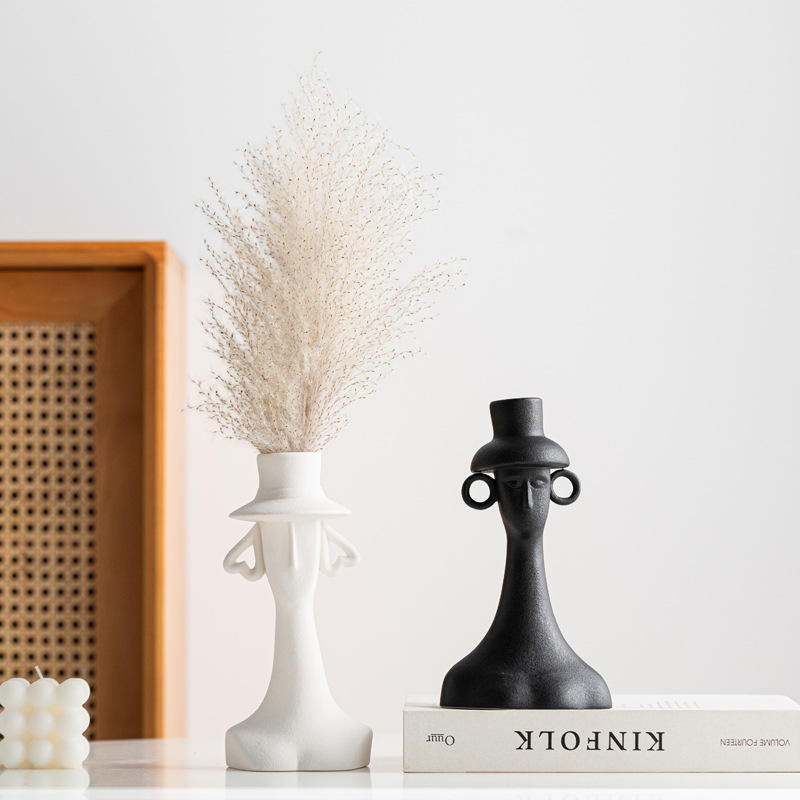 แจกันดอกไม้เซรามิกรูปคนสไตล์หร - Home Decor Lighting Wholesale บทวิจารณ์และราคา