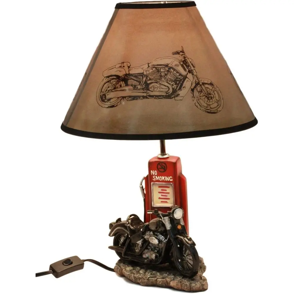 โคมไฟตั้งโต๊ะรูปปั๊มน้ำมันรถมอ - Lighting Decoration For Home บทวิจารณ์และราคา
