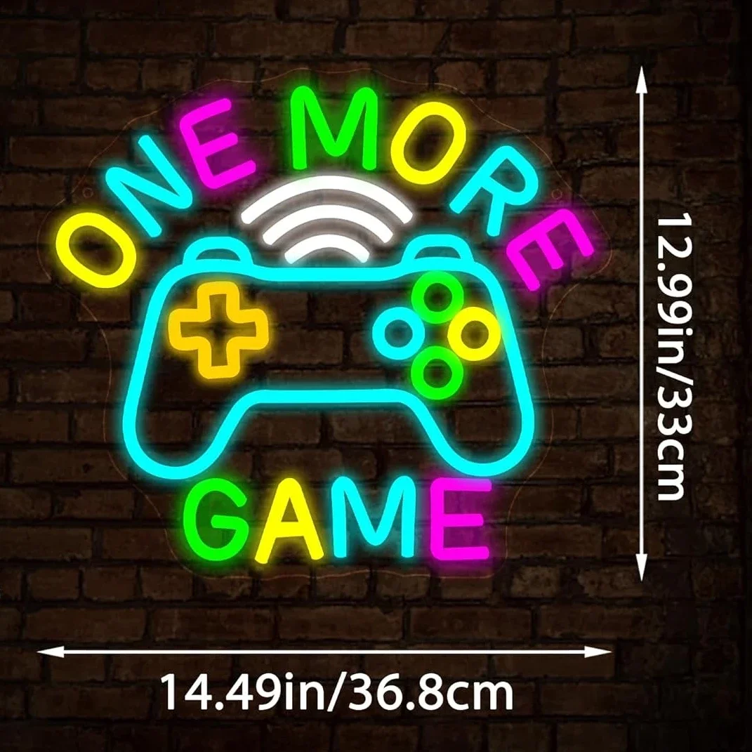 ป้ายไฟนีออน One More Game รูปค - Lighting Decor And More บทวิจารณ์และราคา